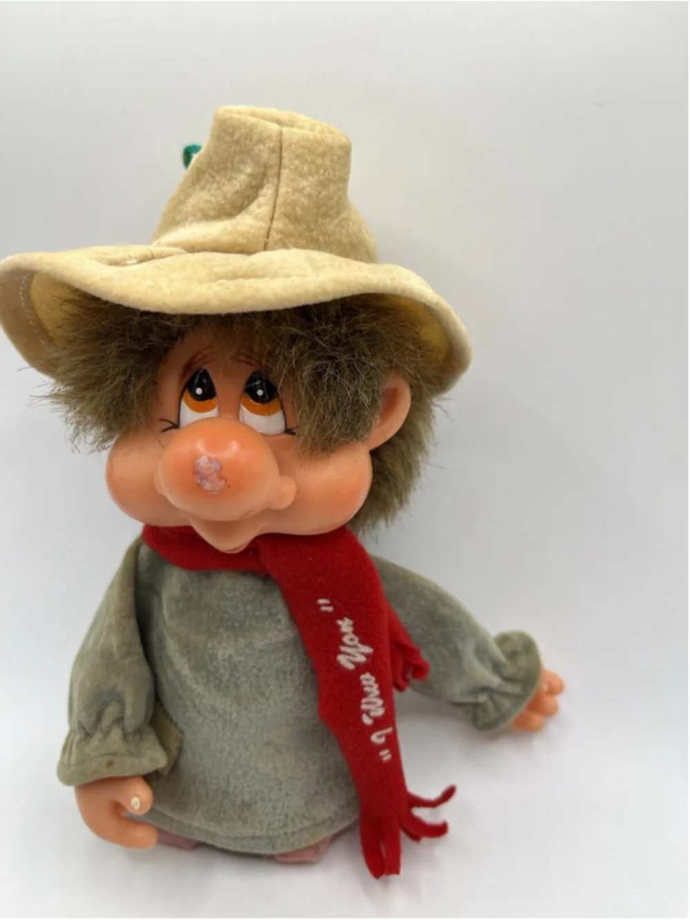 Vintage 1982 Applause Wadsworth Hobo Thumb Sucker Doll Plush With Tag 1980's Toy